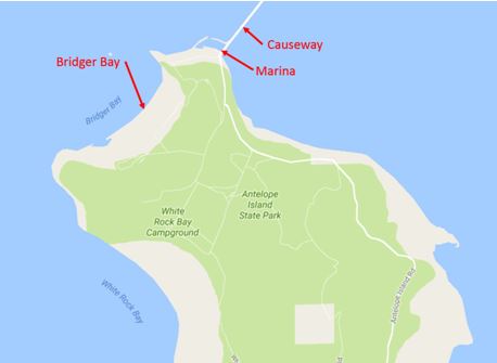 The Great Salt Lake from Antelope Island